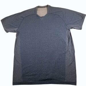 Lululemon Men's Metal Vent Tech Short Sleeve Performance Shirt Blue Size XL